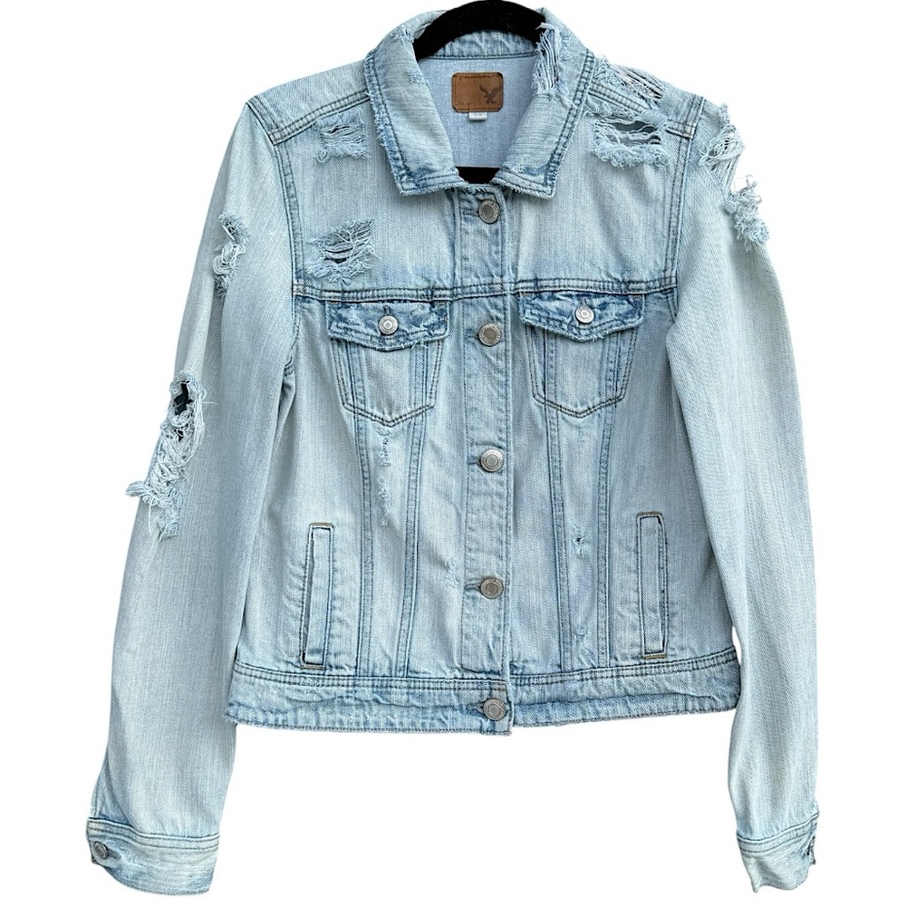 AE | Distressed Denim Jacket | Medium